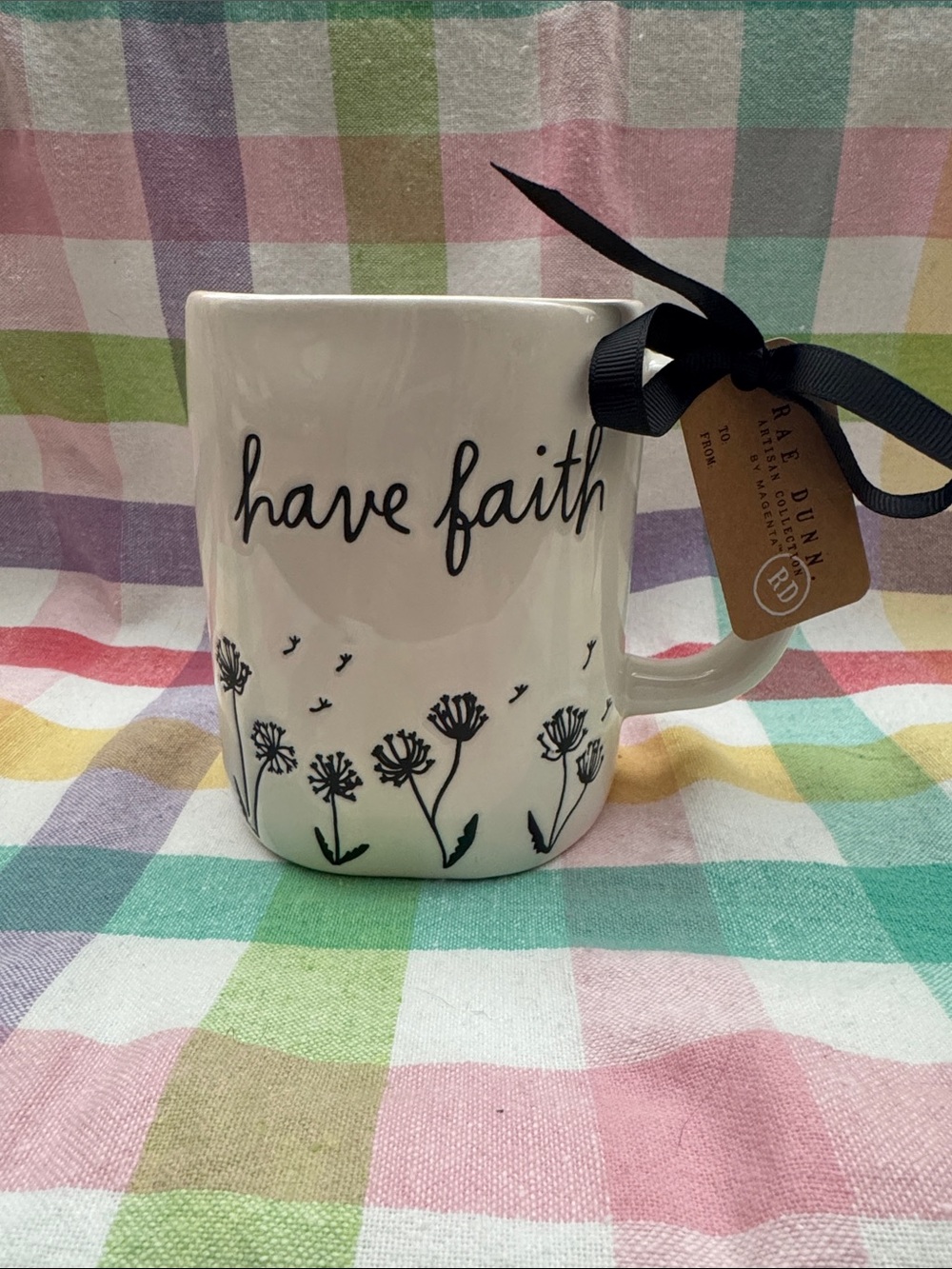 Rae Dunn Have Faith Ceramic Mug